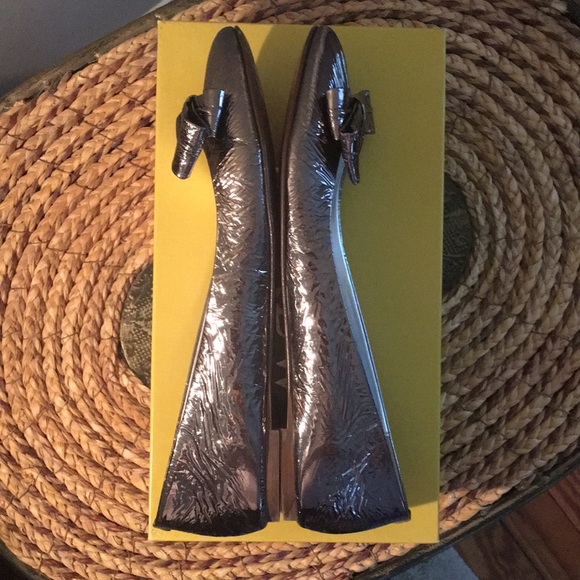 J Crew Pipa Mirror Ballet Flat Shoes - Picture 5 of 8